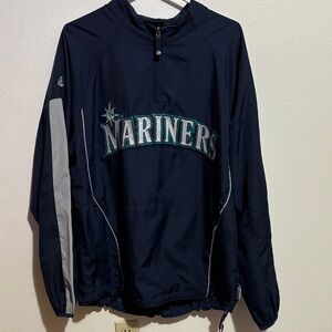 Majestic Navy and Gray Utility Jacket